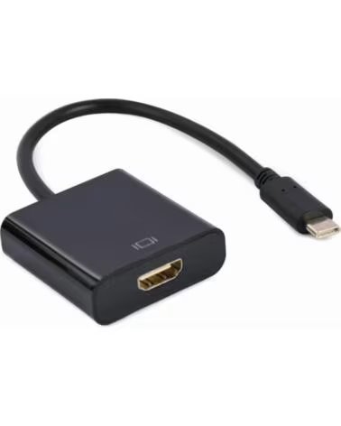 GEMBIRD CABLE ADAPTADOR USB TIPO-C A HDMI 4K 60HZ 15 CM BLACK