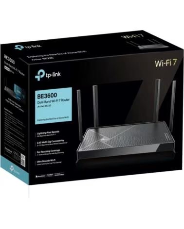 TP-LINK ROUTER BE3600 DUAL-BAND WI-FI 7