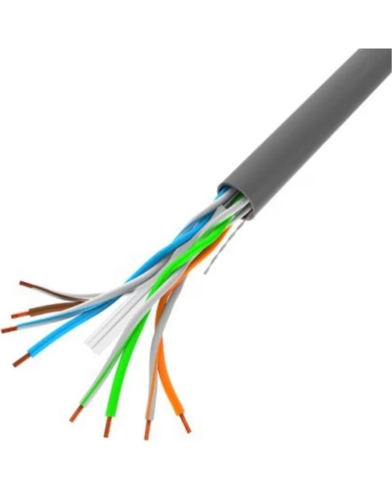 LANBERG BOBINA CABLE DE RJ45 CAT 6 UTP SOLIDO CU CPR 100M GRIS RED