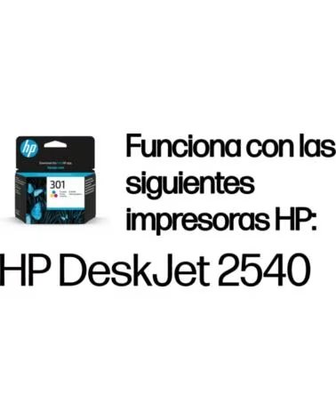 HP Cartucho tinta 301 ch562ee tricolor 3ml1050 - 2050 - 2050s