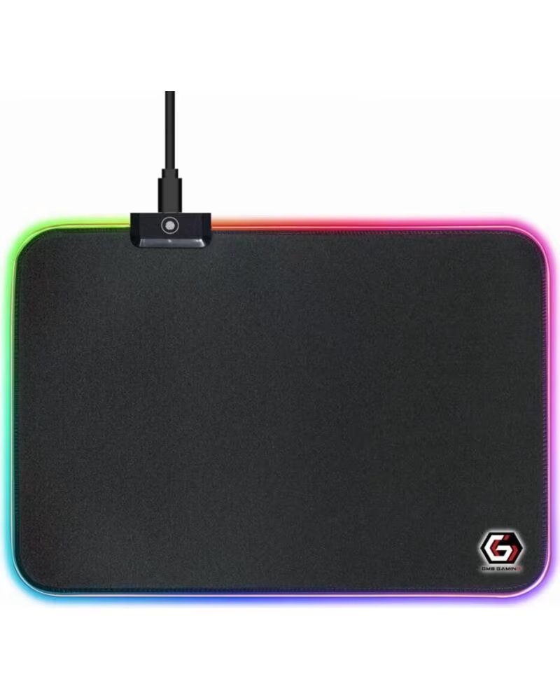 GEMBIRD ALFOMBRILLA GAMING LUZ LED M 350X250X4 RGB BLACK