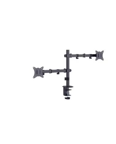 GEMBIRD BRAZO DE MONITOR PARA 2 PANTALLAS DE ESCRITORIO AJUSTABLE