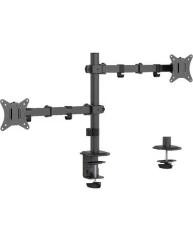 GEMBIRD BRAZO DE MONITOR PARA 2 PANTALLAS DE ESCRITORIO AJUSTABLE