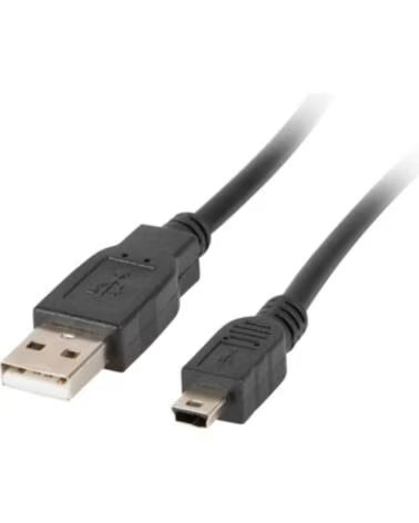 LANBERG CABLE USB 2 0 MACHO-MINI A USB-A MACHO 0 3M CANON BLACK