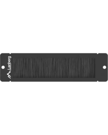 LANBERG PANEL CEPILLO PASACABLES PARA RACK 10 BLACK