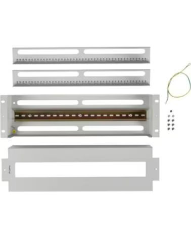 LANBERG PANEL DISTRIBUIDRO DE TENSION 19 3U CON RAIL DIN GREY