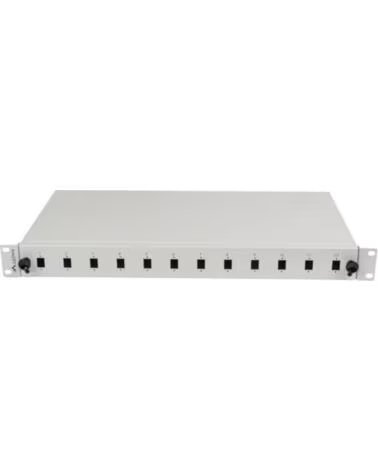 LANBERG PATCH PANEL 1U 19 FIBRA OPTICA 12 PTS SC SIMPLEX O 12 LC