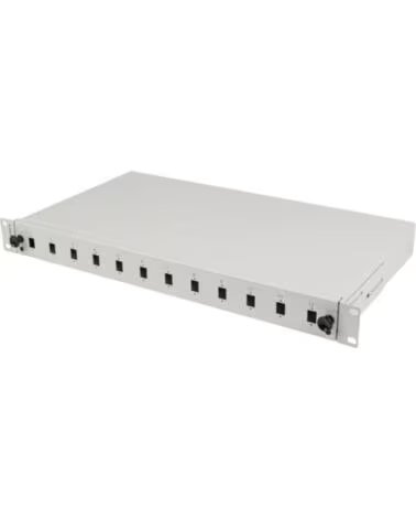 LANBERG PATCH PANEL 1U 19 FIBRA OPTICA 12 PTS SC SIMPLEX O 12 LC