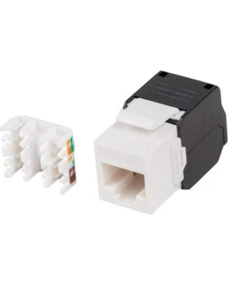 LANBERG CONECTOR KEYSTONE CAT 6 UTP RJ45 TOLLESS