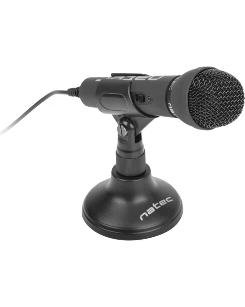 NATEC MICROFONO ADDER OMNIDIRECCIONAL BLACK