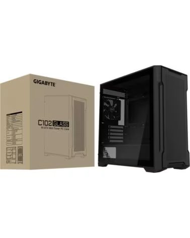 GIGABYTE CAJA GAMING C102 GLASS MATX 2XUSB3 0 C S-F BLACK