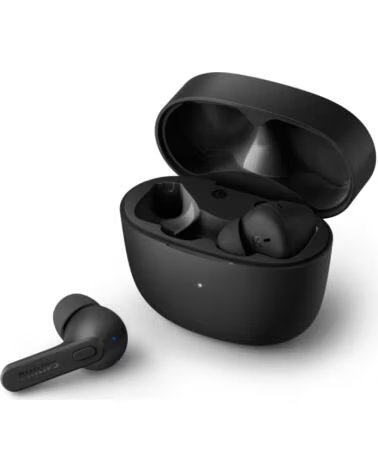 PHILIPS AURICULARES TAT2206BK-00 TRUE WIRELESS MICROFONO BT BLACK