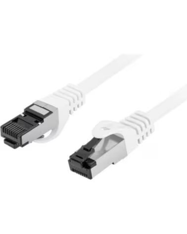 LANBERG CABLE LATIGUILLO CAT 8 1 S-FTP LSZH CU 0 5M BLANCO FLUKE RED