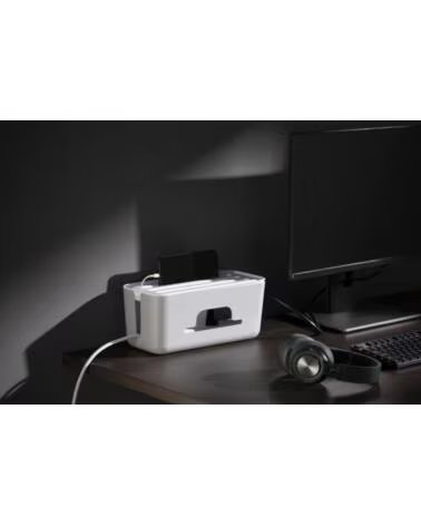 EWENT CAJA DE ORGANIZACION DE CABLE CON SOPORTE 307X135X130MM