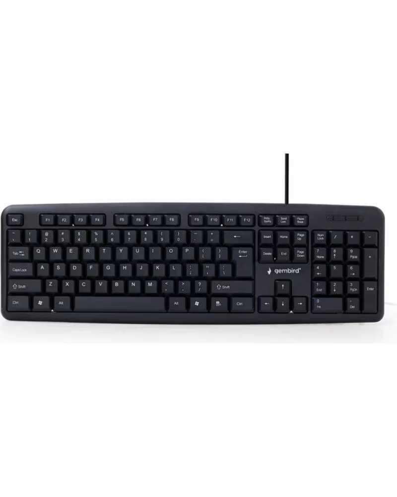 GEMBIRD TECLADO USB DISENO EEUU BLACK