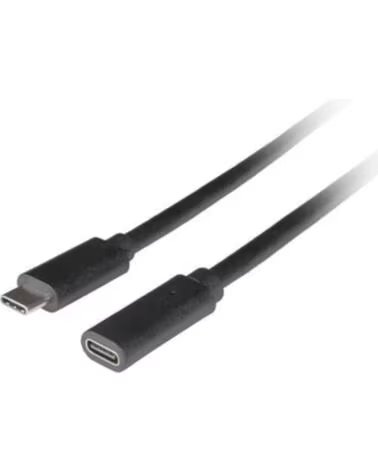 LANBERG CABLE USB-C 3 1 MACHO-HEMBRA 1 5M BLACK