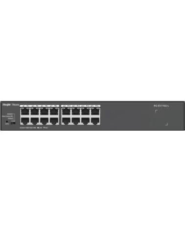 RUIJIE NETWORKS SWITCH RUIJIE RG-ES116G-L 16 PUERTOS GIGABIT METAL HOUSING