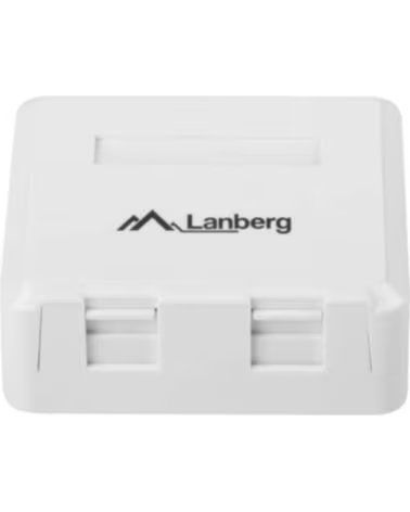 LANBERG ROSETA DE SUPERFICIE PARA 2 MODULOS KEYSTONE