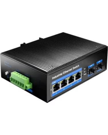 CUDY SWITCH 4-PORT GIGABIT INDUSTRIAL POE WITH 2 GIGABIT SFP