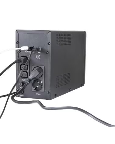 GEMBIRD SAI CON USB Y DISPLAY LCD 2000 VA BLACK