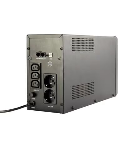 GEMBIRD SAI CON USB Y DISPLAY LCD 2000 VA BLACK
