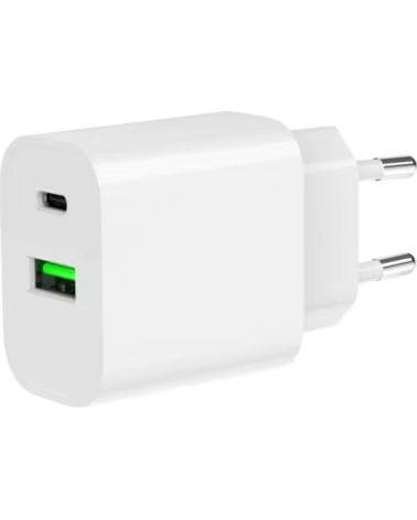 GEMBIRD CARGADOR RAPIDO USB DE 2 PUERTOS Y 20 W WHITE