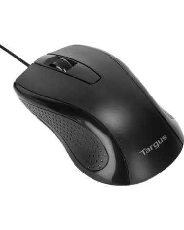 TARGUS RATON USB 1000DPI ANTIMICROBIANO OPTICO USB BLACK