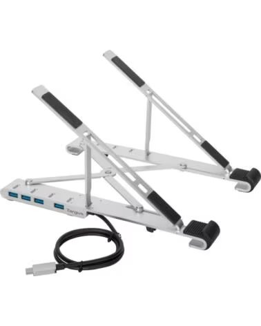 TARGUS BASE PORTATIL CON HUB INTEGRADO USB-A X4 SILVER