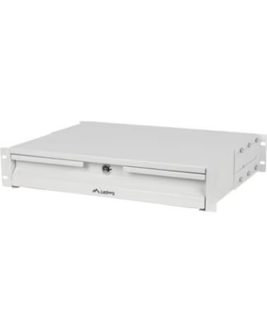LANBERG CAJON PARA RACK 19 2U 483X360MM HASTA 90KG CIERRE GREY