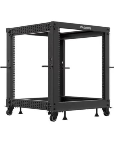 LANBERG ARMARIO ABIERTO RACK 19 12U 600X600 AJUSTABLE HASTA BLACK