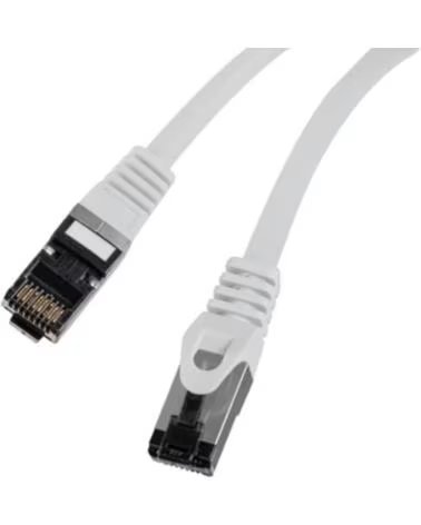 LANBERG CABLE LATIGUILLO CAT 8 1 S-FTP LSZH CU 0 5M GRIS FLUKE RED