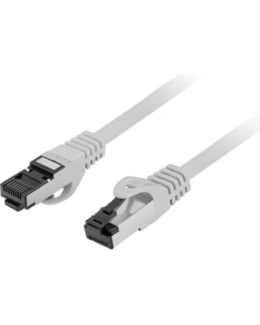 LANBERG CABLE LATIGUILLO CAT 8 1 S-FTP LSZH CU 0 5M GRIS FLUKE RED