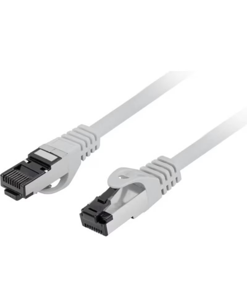 LANBERG CABLE LATIGUILLO CAT 8 1 S-FTP LSZH CU 0 5M GRIS FLUKE RED