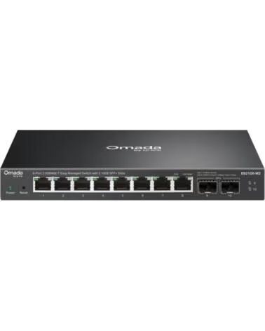 TP-LINK SWITCH OMADA ES210X-M2 8-PORT EASY MANAGED SWITCH WITH 2