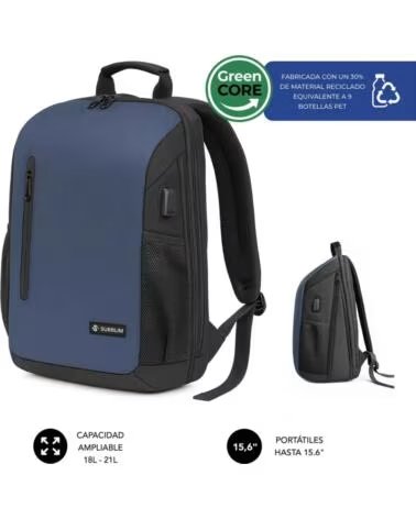 SUBBLIM NOMAD XPAND AIR PADDING BACKPACK 15 6 BLUE