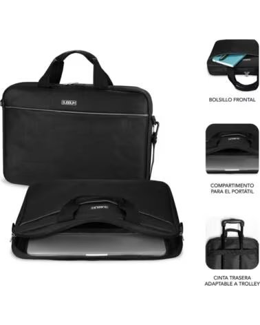 SUBBLIM KIT MALETINRATON LAPTOP BAG 15 6 BLACK