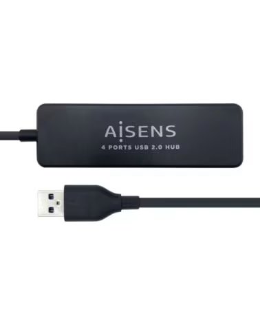 AISENS HUB USB 2 0 TIPO A M-4XTIPO A H 30CM BLACK
