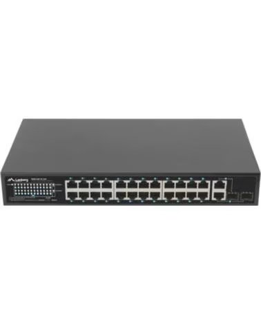 LANBERG SWITCH 24 PTOS 100MB POE-2X COMBO GIGABIT ETHERNET 250W