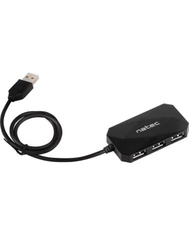 NATEC HUB LOCUST 4 PUERTOS USB 2 0 BLACK