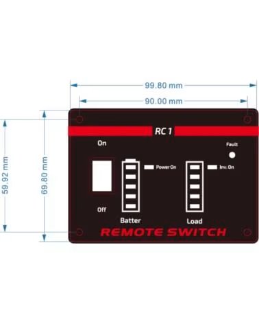 GEMBIRD PANEL CONTROL REMOTO PARA EG-PWC-PS INVERSORES
