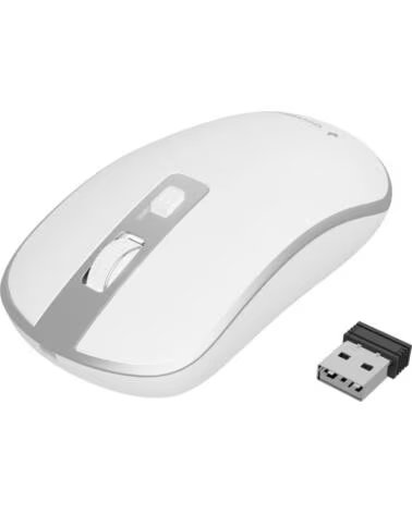 GEMBIRD RATON OPTICAL SILVER RF INALAMBRICO PILAS WHITE