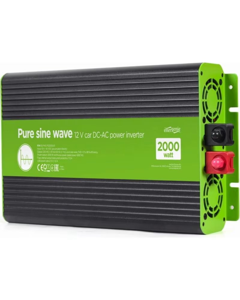 GEMBIRD INVERSOR CORRIENTE DC-AC COCHE DE ONDA SINUSOIDAL PURA DE
