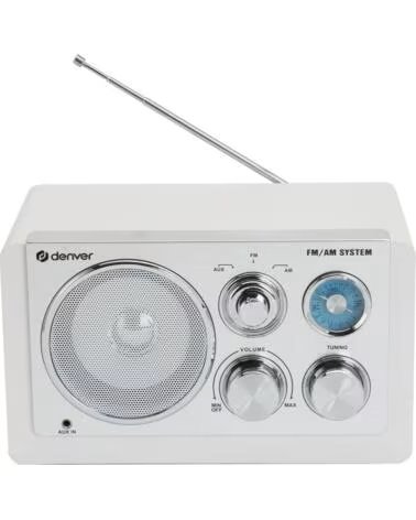 DENVER RADIO DE DISENO MODERNO WHITE