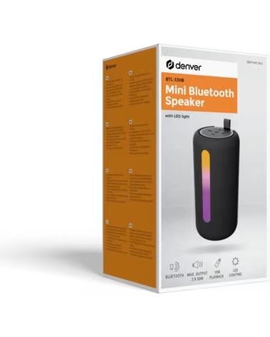 DENVER ALTAVOZ BLUETOOTH BTL-330B INALAMBRICO CON FUNCION DE