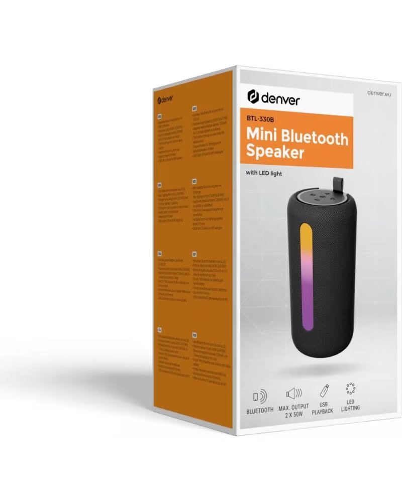 DENVER ALTAVOZ BLUETOOTH BTL-330B INALAMBRICO CON FUNCION DE