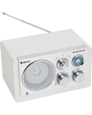 DENVER RADIO DE DISENO MODERNO WHITE