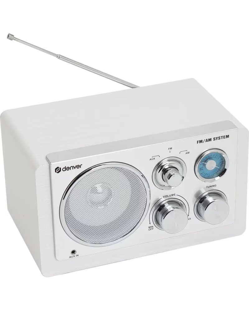 DENVER RADIO DE DISENO MODERNO WHITE