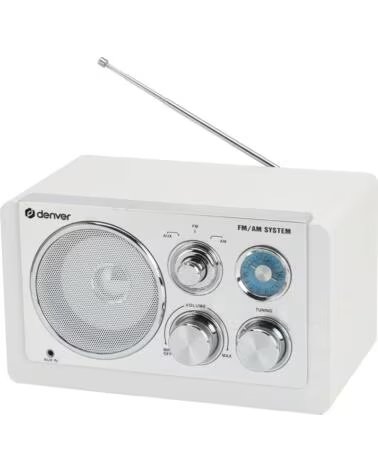 DENVER RADIO DE DISENO MODERNO WHITE