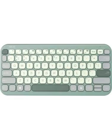 ASUS TECLADO KW100 INNALAMBRICO QWERTY GREEN