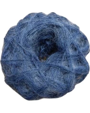 FILATO MOHAIR 90 BICOLORE BLU 3030 LANAS LUZ COLOR